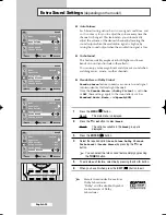 Preview for 30 page of Samsung CS29A6 Owner'S Instructions Manual