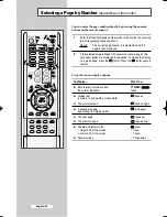 Preview for 42 page of Samsung CS29A6 Owner'S Instructions Manual