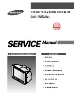 Samsung CS29A7HF9X Service Manual предпросмотр