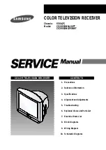 Samsung CS29V10MNLXXTT Service Manual предпросмотр