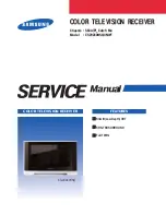 Предварительный просмотр 1 страницы Samsung CS29Z40HSQXNWT Service Manual