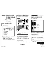 Samsung CS2Z43 Owner'S Instructions Manual preview