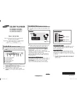 Preview for 1 page of Samsung CS2Z45ZGQ Owner'S Instructions Manual