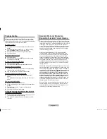 Preview for 7 page of Samsung CS2Z45ZGQ Owner'S Instructions Manual