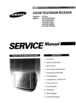 Preview for 1 page of Samsung CS721APF/SEAUX Service Manual