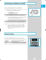 Предварительный просмотр 13 страницы Samsung CS761 Owner'S Instructions Manual