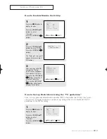 Preview for 43 page of Samsung CSL 2097DV Owner'S Instructions Manual