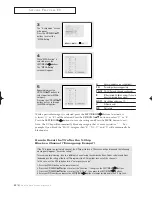 Preview for 46 page of Samsung CSL 2097DV Owner'S Instructions Manual