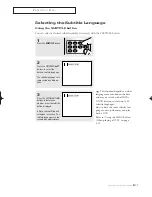 Предварительный просмотр 57 страницы Samsung CSL 2097DV Owner'S Instructions Manual