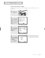 Предварительный просмотр 63 страницы Samsung CSL 2097DV Owner'S Instructions Manual