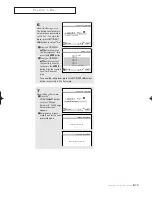 Preview for 65 page of Samsung CSL 2097DV Owner'S Instructions Manual