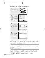 Предварительный просмотр 66 страницы Samsung CSL 2097DV Owner'S Instructions Manual