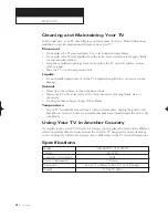 Preview for 70 page of Samsung CSL 2097DV Owner'S Instructions Manual