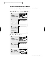 Preview for 63 page of Samsung CSN2077 Owner'S Instructions Manual