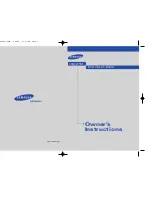 Preview for 1 page of Samsung CSN2077DV Owner'S Instructions Manual