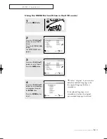 Preview for 59 page of Samsung CSN2077DV Owner'S Instructions Manual