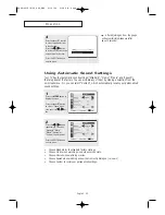 Preview for 29 page of Samsung CT-17M16MQ Owner'S Instructions Manual