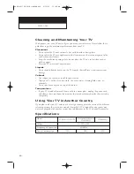 Preview for 54 page of Samsung CT-21M7W Owner'S Instructions Manual