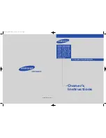 Preview for 1 page of Samsung CT- Series Owner'S Instructions Manual