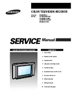 Samsung CT15K8W6X/XAP Service Manual preview