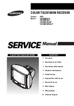 Samsung CT2088BLFX/XAP Service Manual предпросмотр