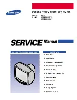 Preview for 2 page of Samsung CT21D8L6X Service Manual