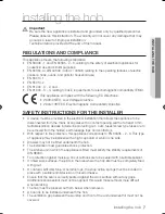 Предварительный просмотр 7 страницы Samsung CTI613EH Series User Manual