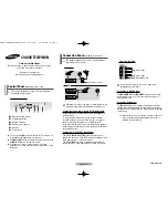 Samsung CW-21Z453N Owner'S Instructions Manual preview