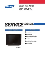 Samsung CW-21Z453NL EC Series Service Manual preview