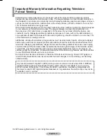 Preview for 2 page of Samsung CW-21Z573B Owner'S Instructions Manual