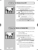 Preview for 10 page of Samsung CW-29A2083 Owner'S Instructions Manual