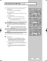 Preview for 17 page of Samsung CW-29A2083 Owner'S Instructions Manual