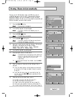 Preview for 13 page of Samsung CW-29A208P Owner'S Instructions Manual