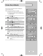 Preview for 15 page of Samsung CW-29A208P Owner'S Instructions Manual