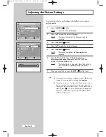 Preview for 22 page of Samsung CW-29A208P Owner'S Instructions Manual