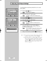 Preview for 22 page of Samsung CW-29A208T Owner'S Instructions Manual