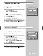 Preview for 25 page of Samsung CW-29A208T Owner'S Instructions Manual