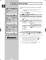 Preview for 22 page of Samsung CW-29M064V Owner'S Instructions Manual