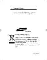 Preview for 48 page of Samsung CW-29M066V Owner'S Instructions Manual