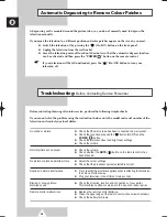 Preview for 38 page of Samsung CW29A8VD Owner'S Instructions Manual