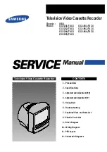 Preview for 1 page of Samsung CXJ1331/TUCX Service Manual