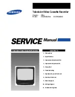 Preview for 1 page of Samsung CXJ2512X/XAA Service Manual