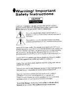 Preview for 2 page of Samsung CXM 2785TP Owner'S Instructions Manual