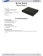 Preview for 4 page of Samsung CY-SWR1100 User Manual