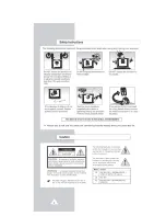 Предварительный просмотр 2 страницы Samsung CZ-15K30MJ Owner'S Instructions Manual