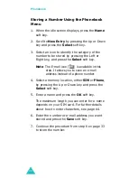 Preview for 34 page of Samsung D410 - SGH Cell Phone User Manual