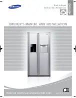 Samsung DA68-01453B Owner'S Manual And Installation Instructions preview