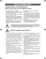 Preview for 4 page of Samsung DA99-01220J Owner'S Instructions Manual