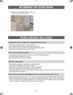 Preview for 27 page of Samsung DA99-01220J Owner'S Instructions Manual