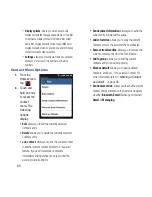 Preview for 70 page of Samsung Dart SGH-T499 User Manual